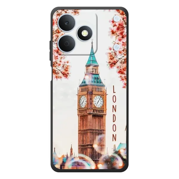 Чехол с рисунком «Часы Лондон» для Realme Note 80