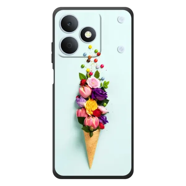 Чохол з малюнком «Квітка-морозиво» для Realme Note 80 Чохол з малюнком «Квітка-морозиво» для Realme Note 80