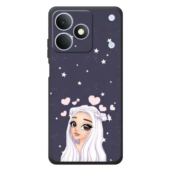 Чехол с рисунком «Девушка и сердечки» для Realme Note 80 Чехол с рисунком «Девушка и сердечки» для Realme Note 80