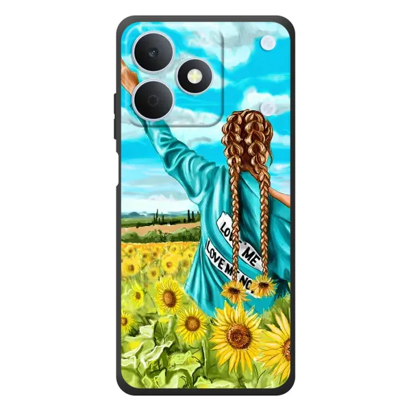 Чехол с рисунком «Девушка на поле» для Realme Note 80 Чехол с рисунком «Девушка на поле» для Realme Note 80