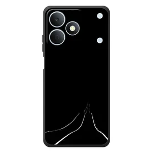 Чехол с картинками на черном фоне для RealMe Note 80 (Дорога)