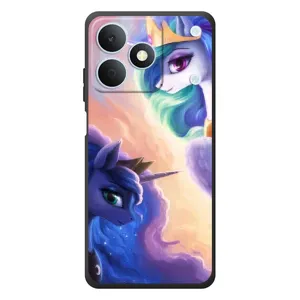Чехол с рисунком «Единорожки на тучках» для Realme Note 80