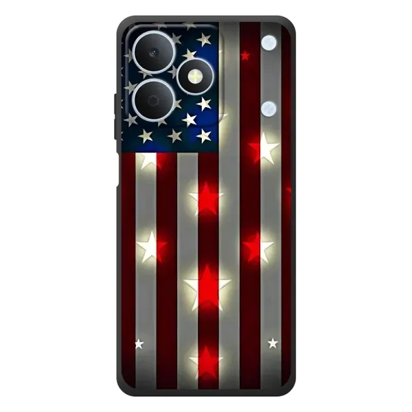 Чехол с рисунком «Флаг США 2» для Realme Note 80
