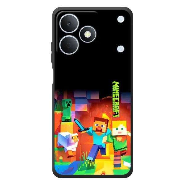 Чехол с рисунком «Герой Майнкрафт» для Realme Note 80 Чехол с рисунком «Герой Майнкрафт» для Realme Note 80