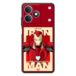Чехол Супергерой Железный человек на RealMe Note 80 (Iron man)