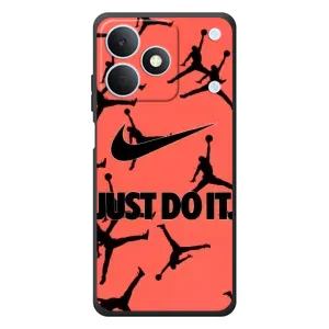 Силіконовый Чохол Nike Air Jordan на РеалМе Ноте 80 (Just Do It)
