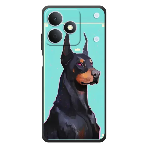 Чехол с рисунком «Король доберман» для Realme Note 80 Чехол с рисунком «Король доберман» для Realme Note 80