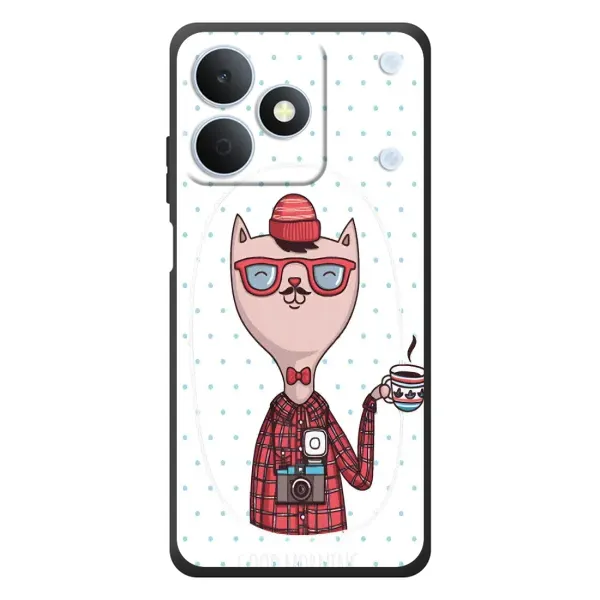 Чехол с рисунком «Кот аристократ» для Realme Note 80
