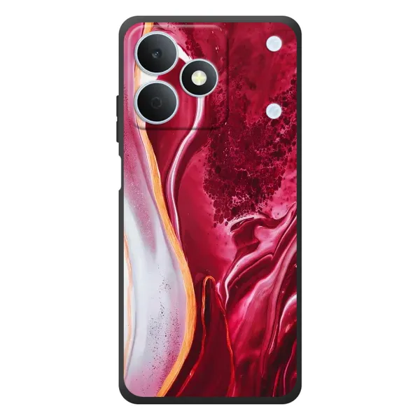 Чехол с рисунком «Красный мрамор» для Realme Note 80 Чехол с рисунком «Красный мрамор» для Realme Note 80
