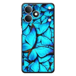 Силиконовый бампер с картинкой животных для RealMe Note 80 (Крылья бабочек)