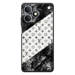 Чохол Стиль Louis Vuitton на RealMe Note 80 (LV на білому)