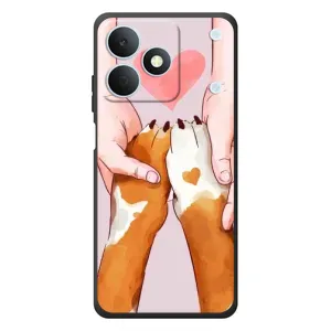 Чехол (ТПУ) Милые собачки для RealMe Note 80 (Любовь к собакам)