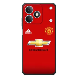 Силиконовые Чехлы принт Футбол на RealMe Note 80 (Man United)