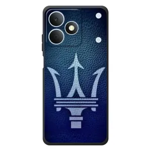 Чехлы с тематикой "Крутые машины" на RealMe Note 80 (Лого Maserati)
