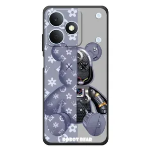 Силіконовий чохол для RealMe Note 80 (Ведмідь Louis Vuitton)