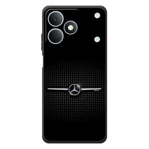 Силиконовый бампер с картинкой машины на RealMe Note 80 (Mercedes)