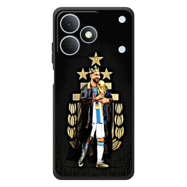 Чехол с рисунком «Месси король» для Realme Note 80