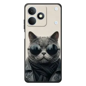 Чехол на тематику: Коты для Realme Note 80 (Модный кот)