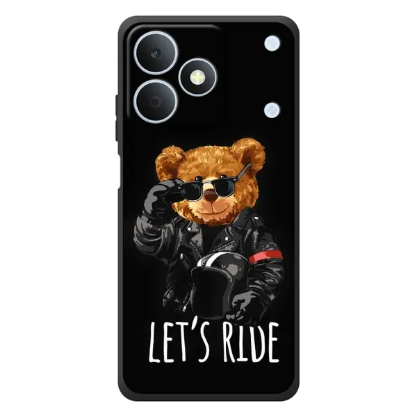 Чехол с рисунком «Модный Мишка» для Realme Note 80