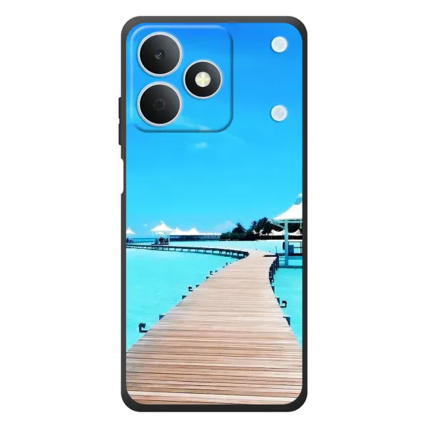 Чехол с рисунком «Набережная» для Realme Note 80