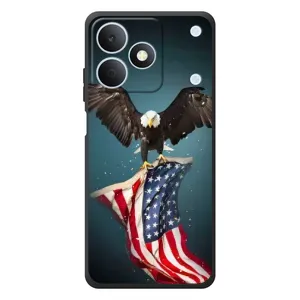 Чохол Прапор USA для RealMe Note 80 (Орел і прапор)