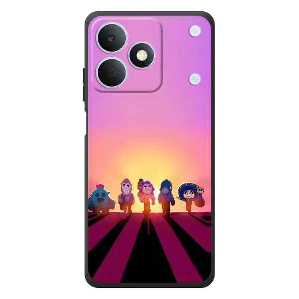 Чехол с рисунком «Персонажи в закате» для Realme Note 80 Чехол с рисунком «Персонажи в закате» для Realme Note 80