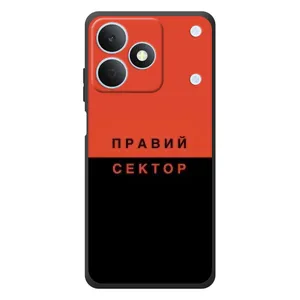 Чехлы УПА (Красно-Чёрный) на RealMe Note 80 (Правый Серктор)