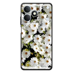 Чехол с ромашками на RealMe Note 80 (Рамка в ромашках)