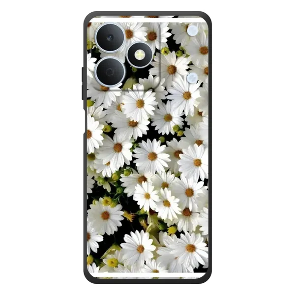 Чохол з малюнком «Рамка в ромашках» для Realme Note 80