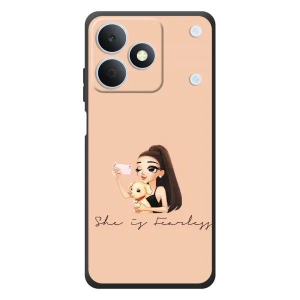 Чехол с рисунком «С собакой» для Realme Note 80