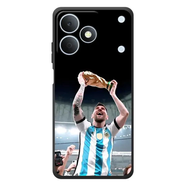 Чехол с рисунком «Счастливый Месси» для Realme Note 80