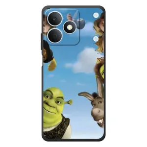 Печатный чехол с принтом Шрек для RealMe Note 80 (Герои Шрек)