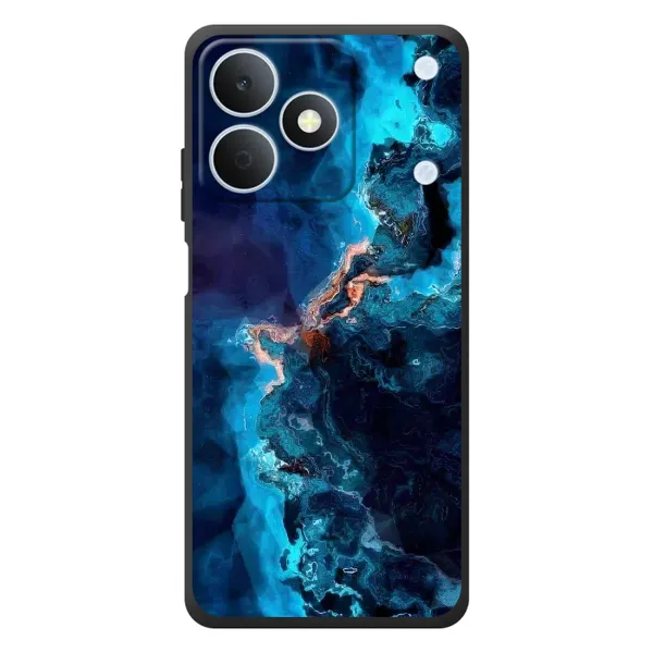 Чехол с рисунком «Синий мрамор» для Realme Note 80 Чехол с рисунком «Синий мрамор» для Realme Note 80
