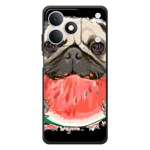 Чехол (ТПУ) Милые собачки для RealMe Note 80 (Смешной Мопс)