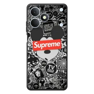 Чехол с Брендами одежды на Риалми Ноут 80 (Supreme Маус)