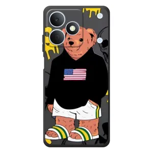 Чехлы Мишка Тедди для Риалми Ноут 80 (Teddy USA)