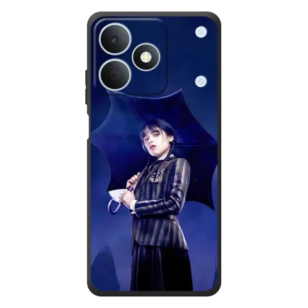 Чохол з малюнком «Венсдей з парасолькою» для Realme Note 80 Чохол з малюнком «Венсдей з парасолькою» для Realme Note 80