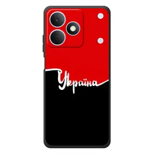 Чехлы УПА (Красно-Чёрный) на RealMe Note 80 (Украина УПА)