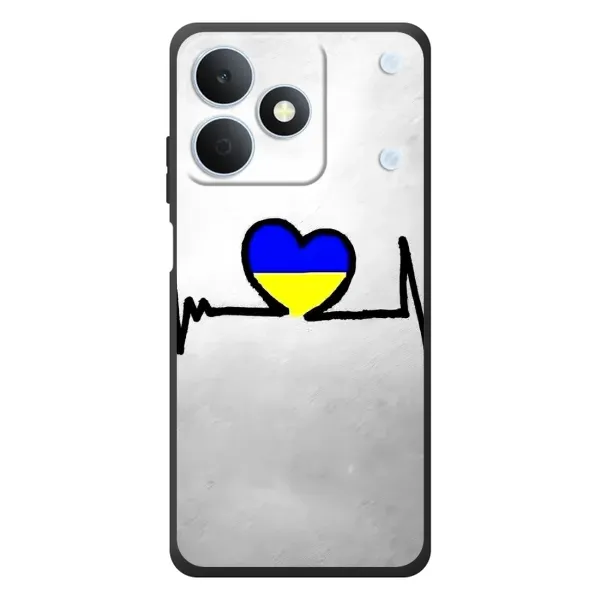 Чехол с рисунком «Украинская кардиограмма» для Realme Note 80 Чехол с рисунком «Украинская кардиограмма» для Realme Note 80