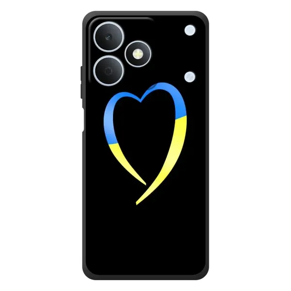 Чехол с рисунком «Украинское сердце» для Realme Note 80 Чехол с рисунком «Украинское сердце» для Realme Note 80