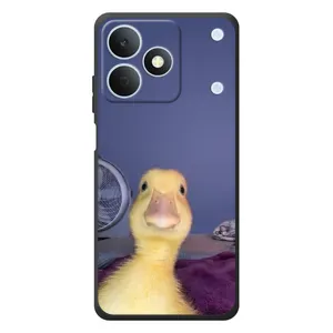 Бампер с принтом Мемы для RealMe Note 80 (Утка)