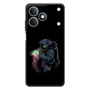 Силіконовый Чохол з принтом "Космонавти" на RealMe Note 80 (В руках земля)