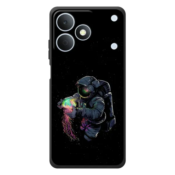 Чехол с рисунком «В руках земля» для Realme Note 80