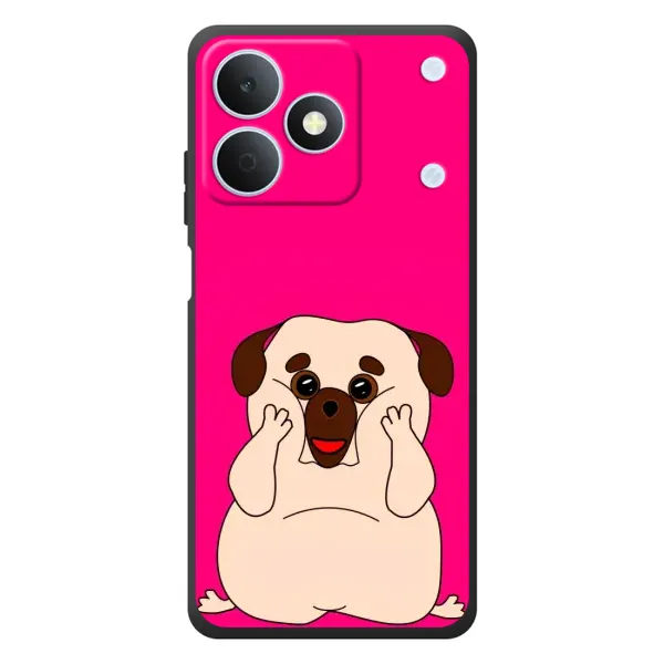 Чехол с рисунком «Веселый Мопсик» для Realme Note 80 Чехол с рисунком «Веселый Мопсик» для Realme Note 80