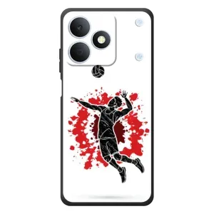 Чехлы с принтом Спортивная тематика для RealMe Note 80 (Волейболист)
