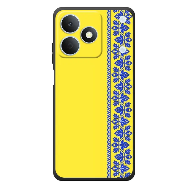 Чехол с рисунком «Вышиванка на желтом» для Realme Note 80 Чехол с рисунком «Вышиванка на желтом» для Realme Note 80