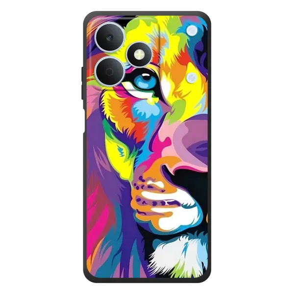 Чехол с рисунком «Яркий Лев» для Realme Note 80
