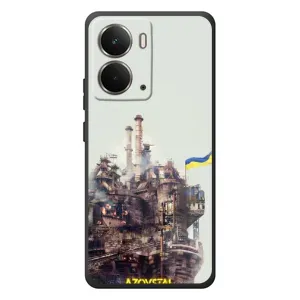 Чехлы на военную тематику для RealMe P3 (Азовсталь)