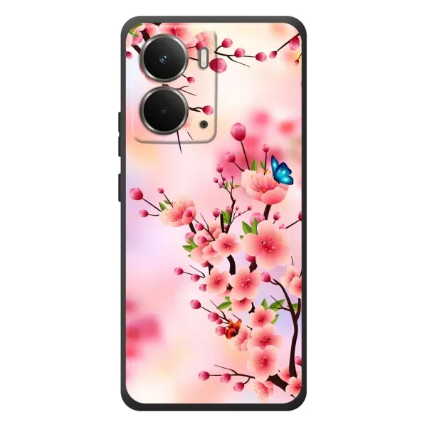 Чехол с рисунком «Бабочки на сакуре» для RealMe P3 Чехол с рисунком «Бабочки на сакуре» для RealMe P3
