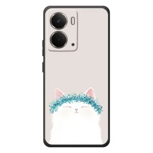 Чехол с рисунком «Белый котик» для RealMe P3